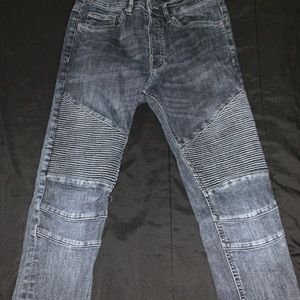 dark blue h&m jeans